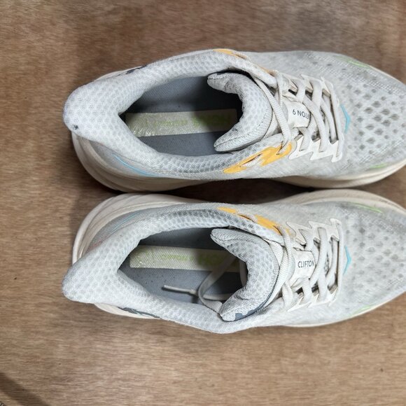 Hoka One One Clifton 9 Women Size 6.5 Running Shoes Sneakers - Picture 8 of 9